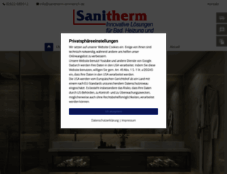 sanitherm-emmerich.de screenshot