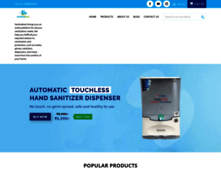 sanitizekart.com screenshot