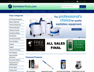 sanitizingwipes.com screenshot