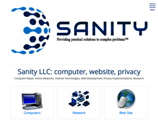 sanityllc.com screenshot