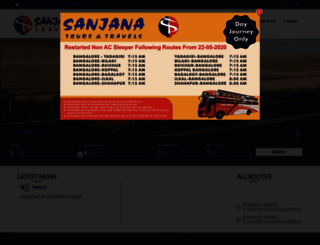 sanjanabus.com screenshot