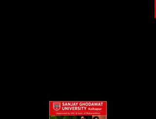 sanjayghodawatuniversity.ac.in screenshot