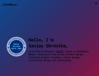 sanjayshrestha.com screenshot