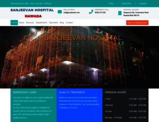 sanjeevanhospital.in screenshot