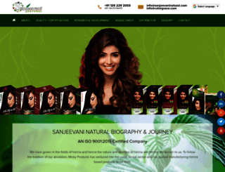 sanjeevaninatural.com screenshot