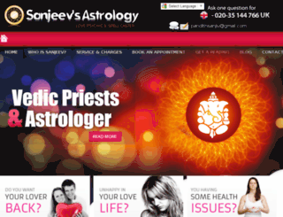 sanjeevastrologyservices.com screenshot