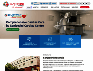 sanjeevinihospital.com screenshot