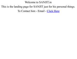 sanjit.in screenshot