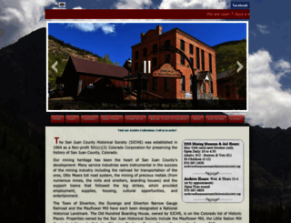 sanjuancountyhistoricalsociety.org screenshot
