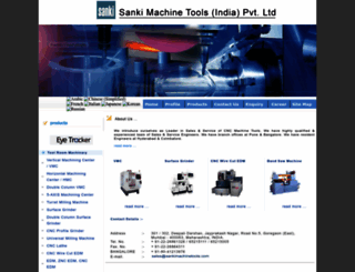 sankimachinetools.com screenshot