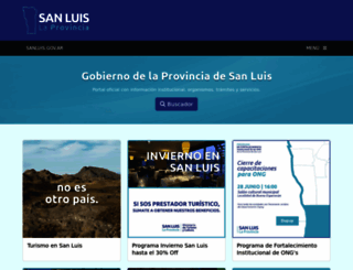 sanluis.gov.ar screenshot