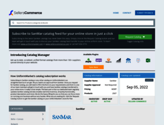sanmar.sellerscommerce.com screenshot