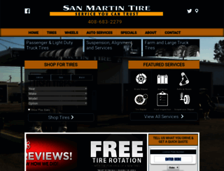 sanmartintire.com screenshot