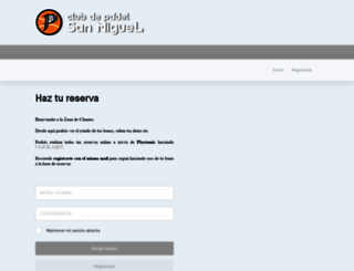 sanmiguel.padelclick.com screenshot