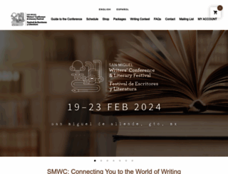 sanmiguelwritersconference.org screenshot