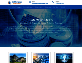 sanmortgages.com screenshot