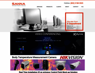 sanna.com.hk screenshot