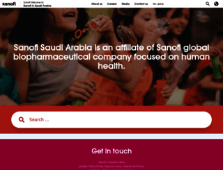sanofi.com.sa screenshot