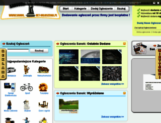 sanok.net-ogloszenia.pl screenshot
