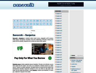 sanovnik.org screenshot