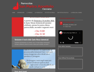 sanpietroapostoloceccano.com screenshot