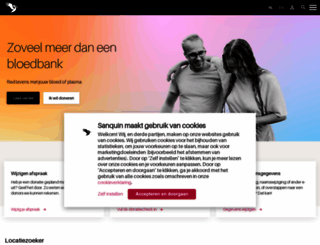 sanquin.nl screenshot