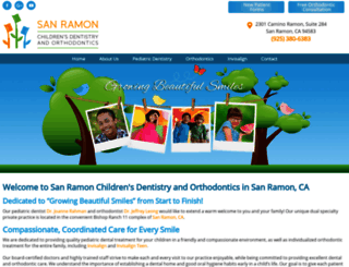 sanramonchildrensdentistry.com screenshot