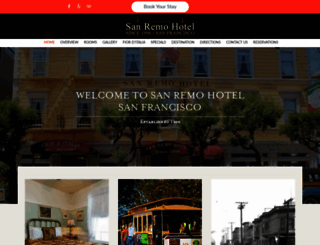 sanremohotel.com screenshot