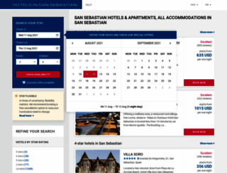 sansebastian-hotels.com screenshot