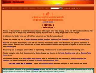 sanskritdocuments.org screenshot