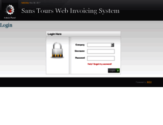 sanstoursapp.com screenshot