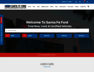santa-fe-ford.com screenshot