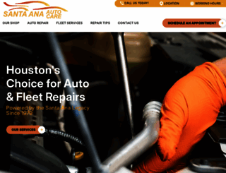 santaanaautocare.com screenshot