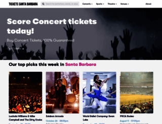 santabarbara-tickets.com screenshot