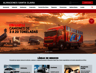 santaclara.com.pe screenshot