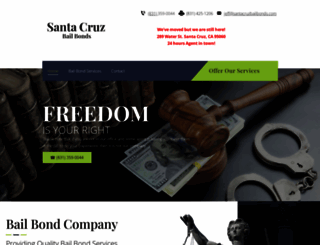 santacruzbailbonds.com screenshot