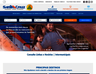 santacruzbus.com.br screenshot