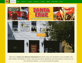 santacruzmexican.com screenshot