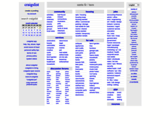 santafe.craigslist.org screenshot