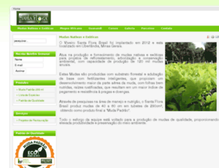 santaflorabrasil.com.br screenshot