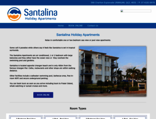 santalina.com.au screenshot