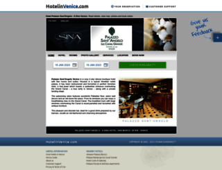 santangelo.hotelinvenice.com screenshot
