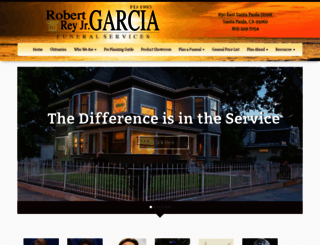 santapaulafuneralhome.com screenshot