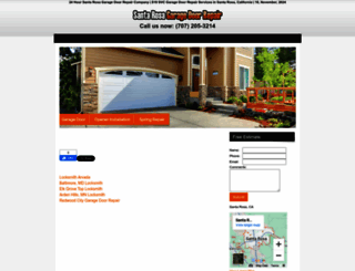 santarosagaragedoorrepair.biz screenshot