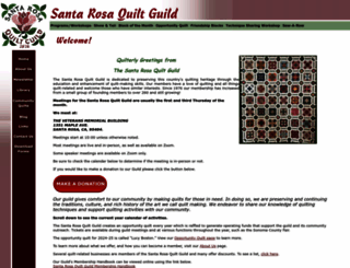 santarosaquiltguild.org screenshot
