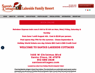 santascottages.com screenshot