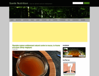 sante-nutrition.org screenshot