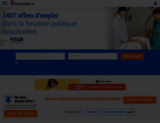 sante-social.emploipublic.fr screenshot
