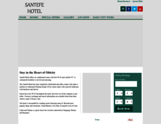 santefehotel.com screenshot