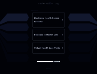 santenutrition.org screenshot